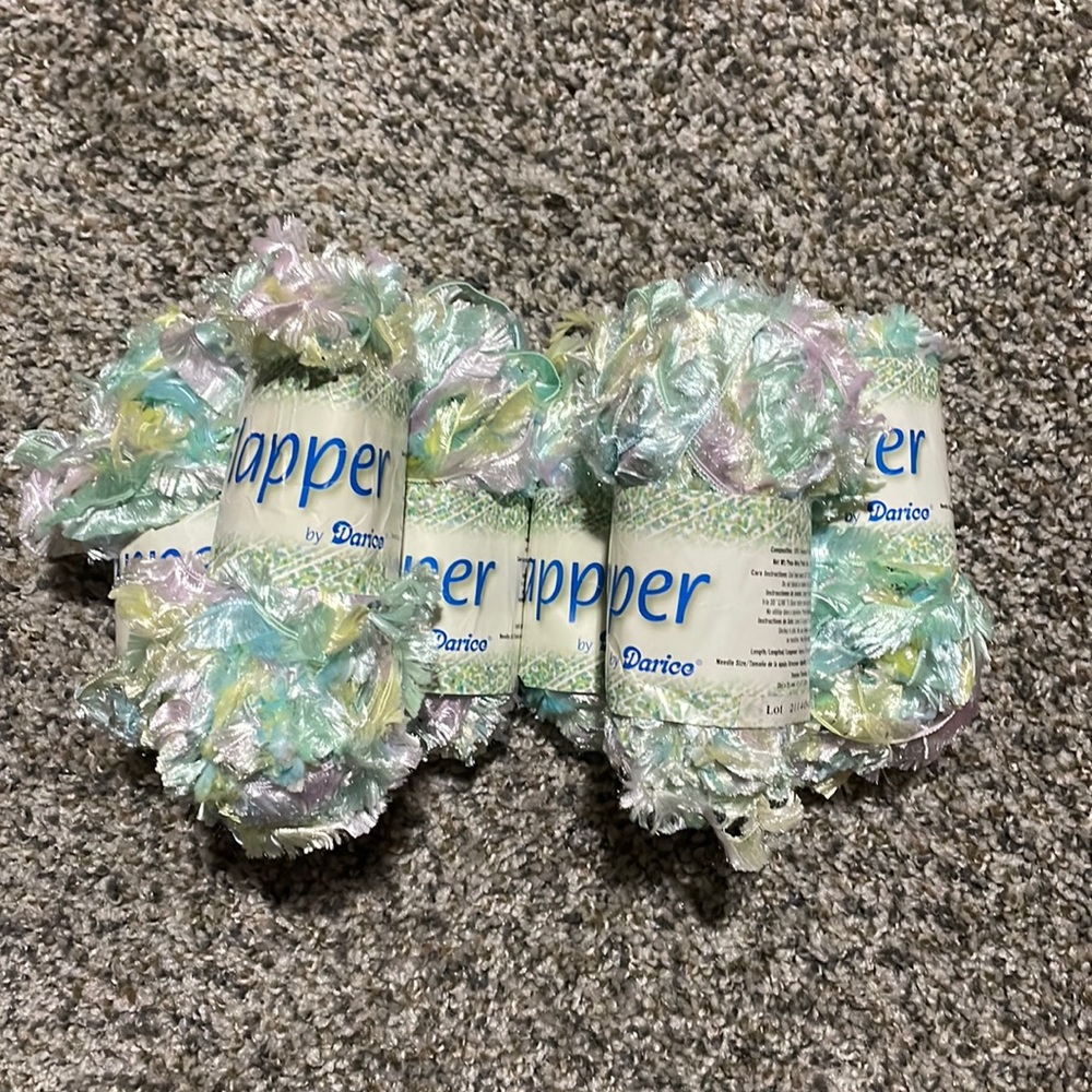 Flapper by Darice Candy Mix Print Scarf Yarn Bundle
